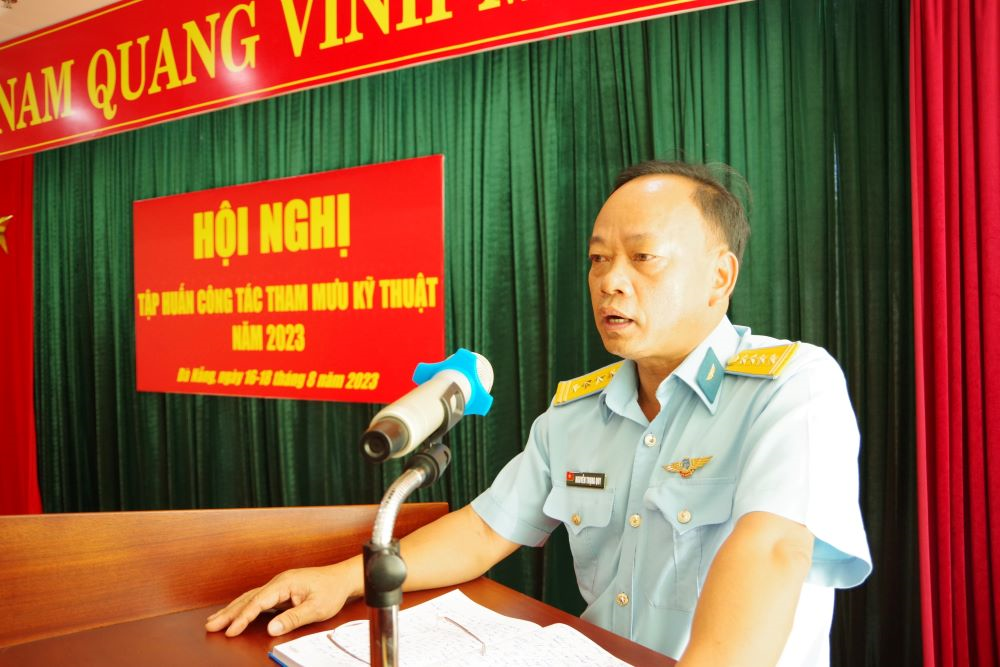 Quân chủng Phòng không-Không quân tập huấn công tác tham mưu kỹ thuật